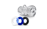 Quickie Kit Jerk Off Mens Stroker With Cock Rings Clear Masturbators and Strokers